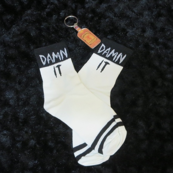 Accessories - NWT Unisex Mid Ankle D*mn It Socks